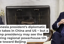 President of Indonesia Prabowo Subianto meets his U.S. counterpart. But is the distance between the two countries set to widen? by Alex Wong/Getty Images
